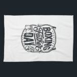 Boxing Father Day Vintage Engraving Shirt Design_1 Tea Towel<br><div class="desc">Boxing Father Day Vintage Engraving Shirt Design_1</div>