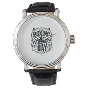 Boxing Father Day Vintage Engraving Shirt Design_1 Watch