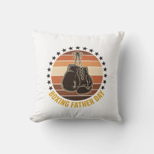 Boxing Father Day Vintage Gloves Shirt Design_1 Cushion