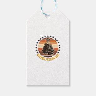 Boxing Father Day Vintage Gloves Shirt Design_1 Gift Tags