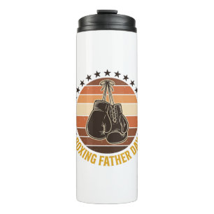 Boxing Father Day Vintage Gloves Shirt Design_1 Thermal Tumbler