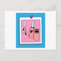 Boxing Female Boxer Retro Boxing Gloves