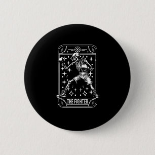 Boxing Fighter - Gloves Sparring Boxer Skeleton Ta 6 Cm Round Badge