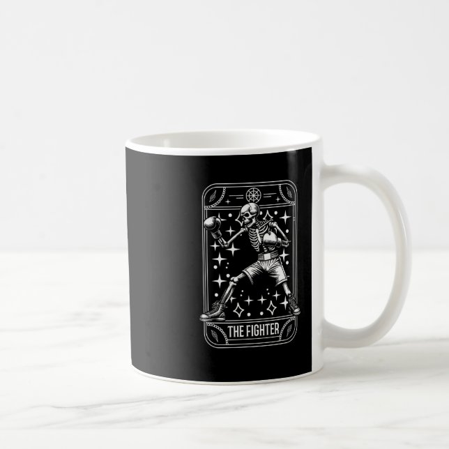 Boxing Fighter - Gloves Sparring Boxer Skeleton Ta Coffee Mug (Right)