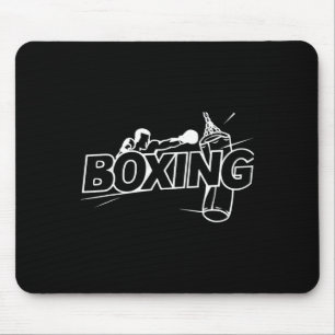 Boxing Fighters Boxing Kickboxing Boxing Lover Box Mouse Pad