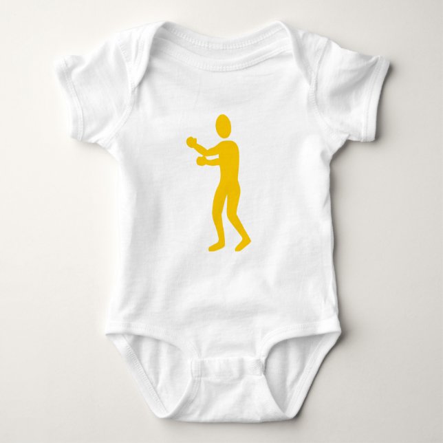 Boxing Figure - Amber Baby Bodysuit (Front)