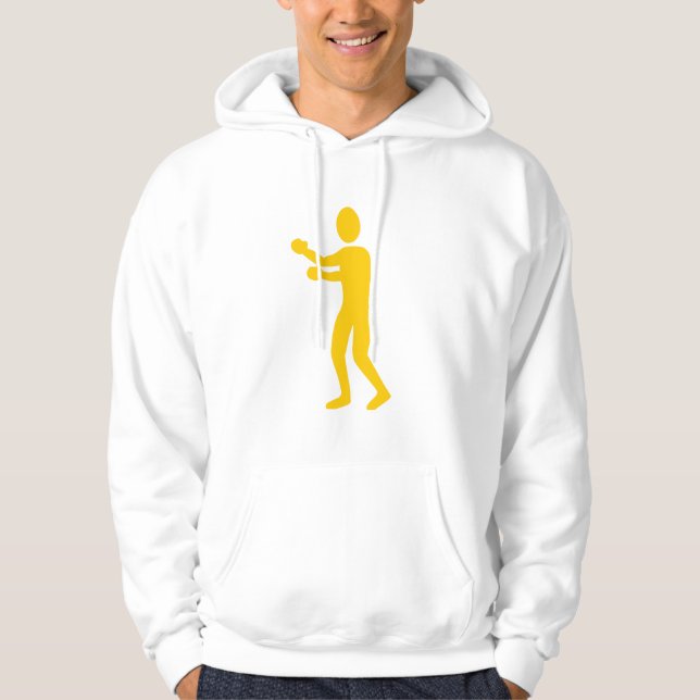 Boxing Figure - Amber Hoodie (Front)