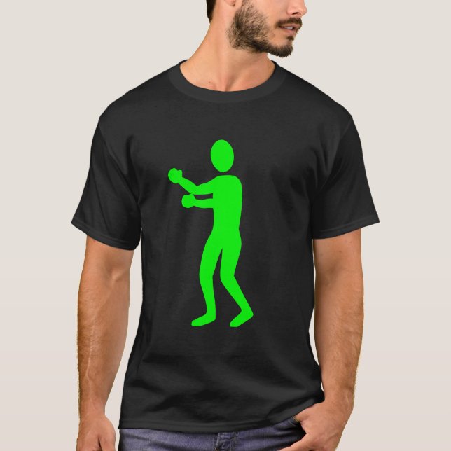 Boxing Figure - Green T-Shirt (Front)