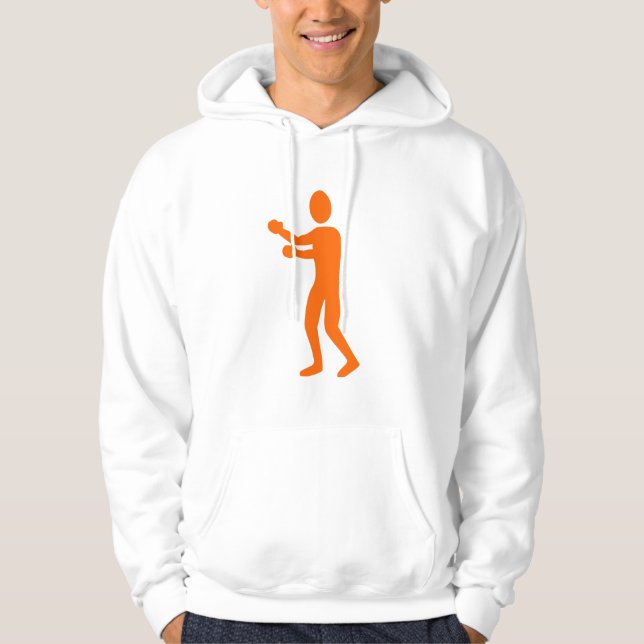 Boxing Figure - Orange Hoodie (Front)