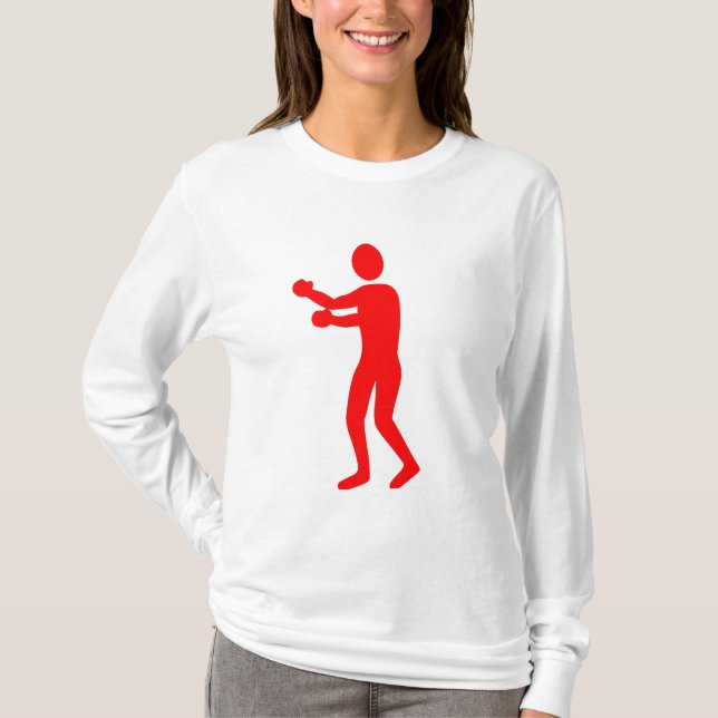 Boxing Figure - Red T-Shirt (Front)