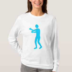 Boxing Figure - Sky Blue T-Shirt