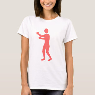 Boxing Figure - Tropical Pink T-Shirt