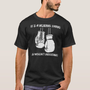 Boxing For Men Women Kickboxing Coach Boxer Gloves T-Shirt