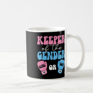 Boxing Gender Reveal Idea Party Keeper Of The Gend Coffee Mug