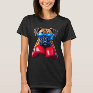 Boxing German Boxer Dog Kickboxing Cool T-Shirt