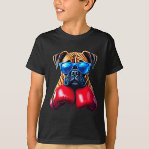 Boxing German Boxer Dog Kickboxing Cool T-Shirt