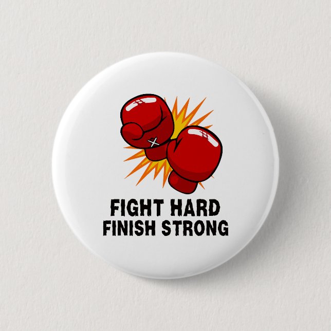 Boxing-gift  6 cm round badge (Front)