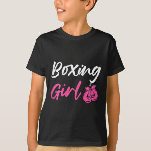 Boxing Girl Kickboxer Fighter T-Shirt