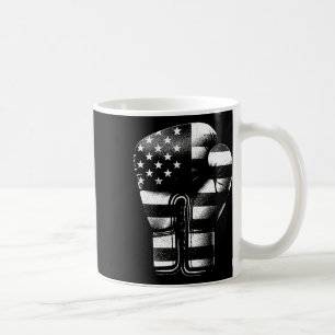 Boxing Glove American Flag - Vintage Patriotic Box Coffee Mug
