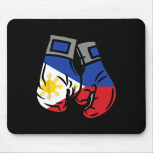 Boxing Glove With The Flag Of Philippines  Mouse Pad