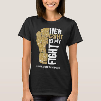 Boxing Gloves Bone Cancer Warrior T-Shirt