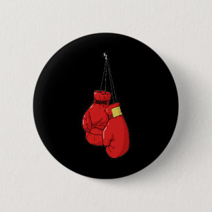 Boxing Gloves Boxer Uni . 6 Cm Round Badge