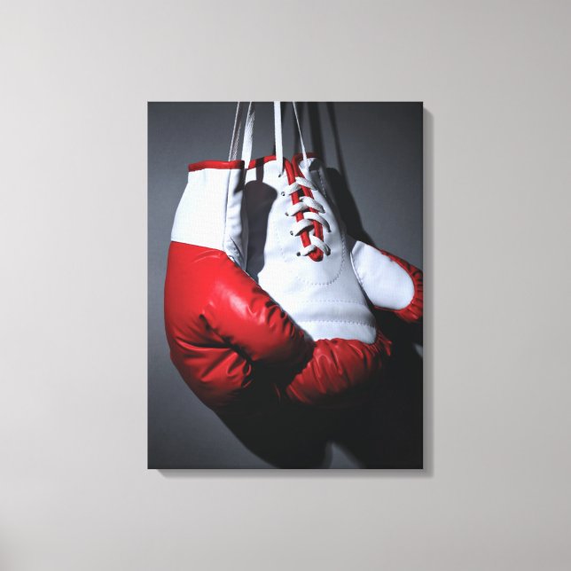 Boxing gloves  canvas print (Front)