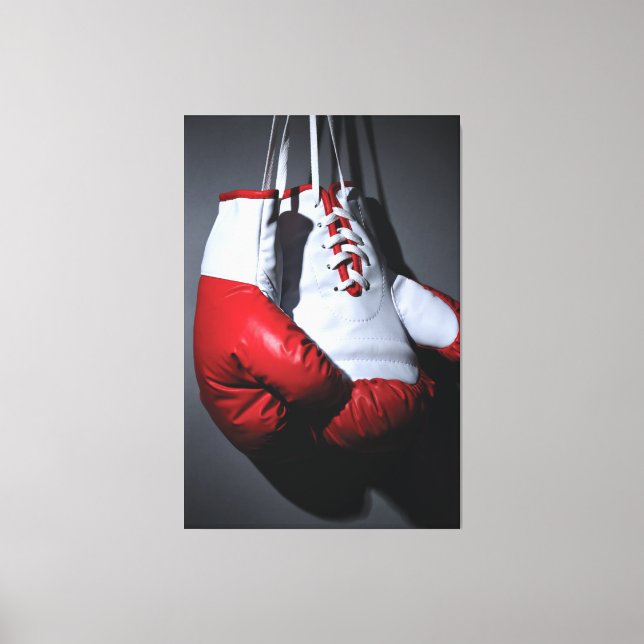 Boxing gloves canvas print (Front)