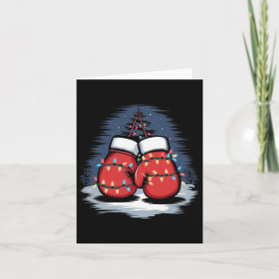Boxing Gloves Christmas Boxing Card