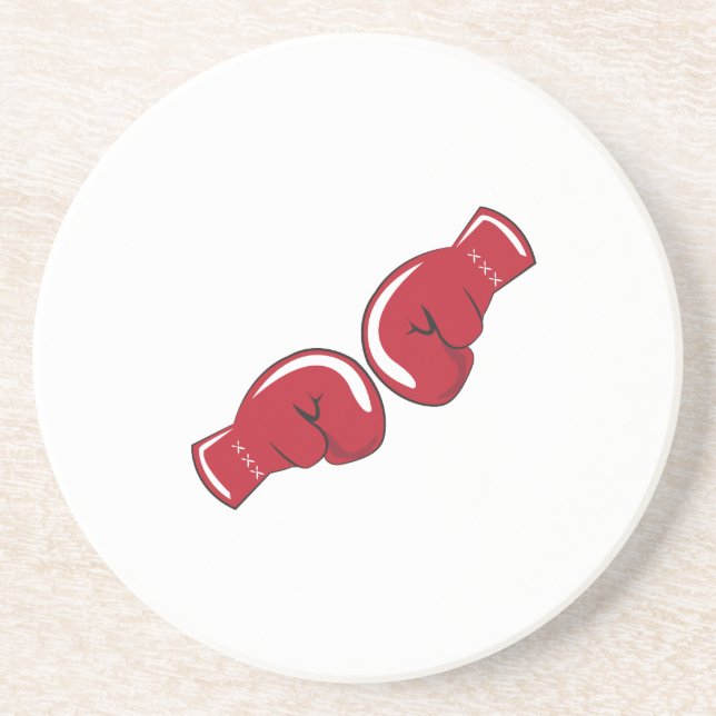 Boxing Gloves Coaster (Front)