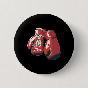Boxing Gloves Combat Sport Boxing Student 6 Cm Round Badge