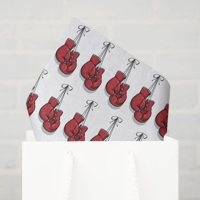 Boxing Gloves Decoupage Tissue Paper (Gift Bag)