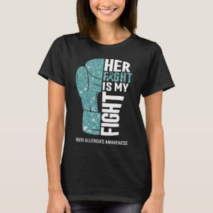 Boxing Gloves Food Allergies Warrior T-Shirt