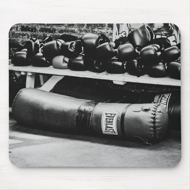 Boxing Gloves Heavy Bag Mouse Pad (Front)