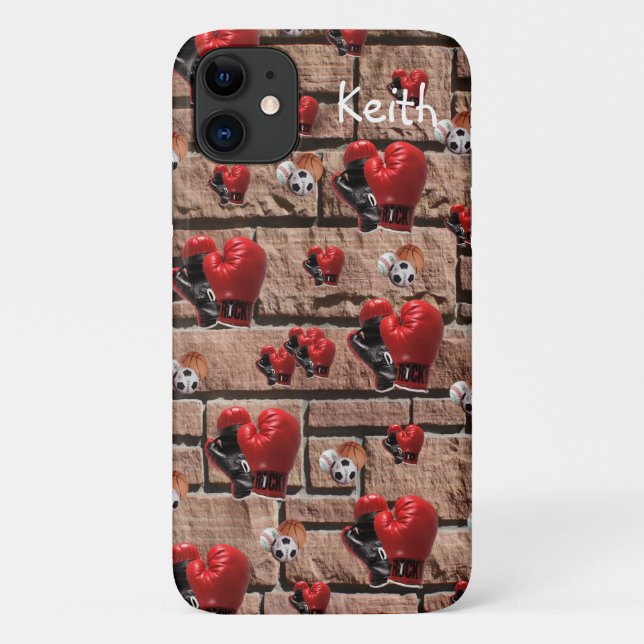 Boxing Gloves Iphone Case (Back)