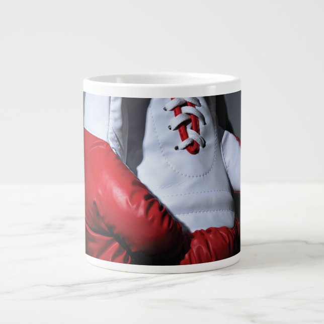 Boxing gloves  large coffee mug (Front)