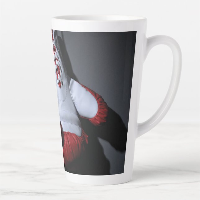 Boxing gloves  latte mug (Right)