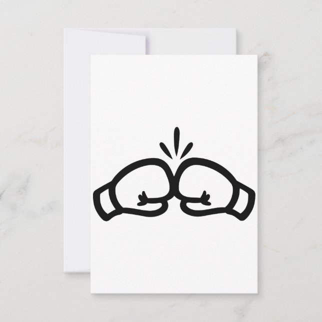 Boxing gloves logo icon (Front)