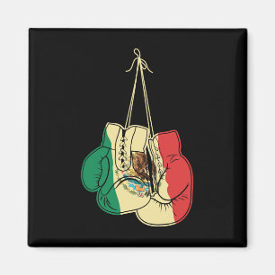 Boxing Gloves Mexican Flag Mexico Boxer Coach Gift Magnet