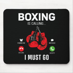 Boxing Gloves Phone Display Boxing Is Calling I Mu Mouse Pad