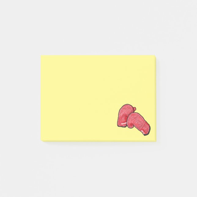 Boxing Gloves Post-it Notes (Front)
