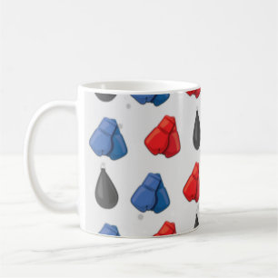 Boxing Gloves Seamless Pattern Coffee Mug