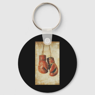 Boxing Gloves Sport Boxer Prompt Vintage Mma 1  Key Ring