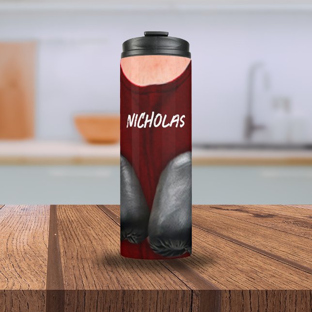 Boxing Gloves Sport Personalised Thermal Tumbler (Creator Uploaded)