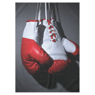 Boxing gloves tablecloth
