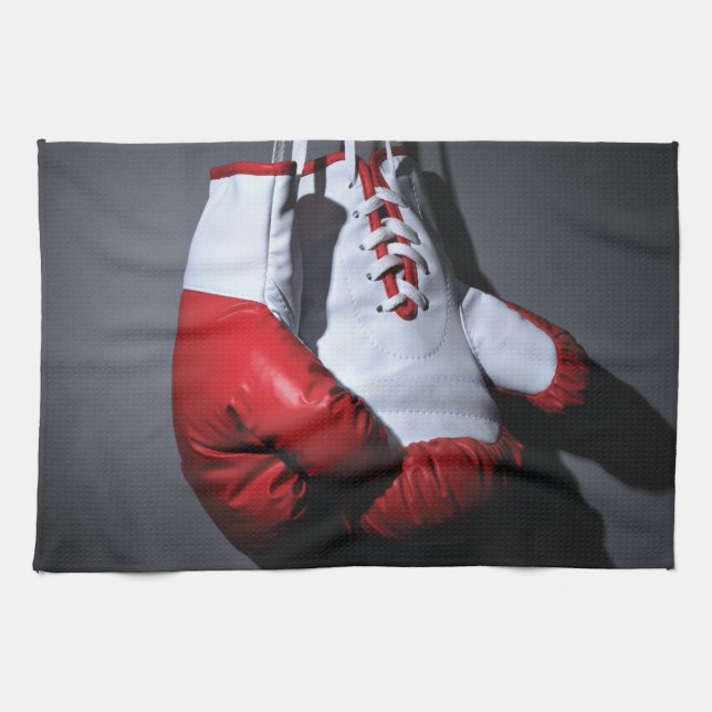 Boxing gloves  tea towel (Horizontal)