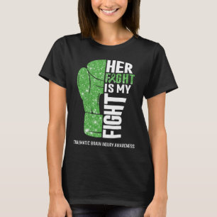 Boxing Gloves Traumatic Brain Injury Warrior T-Shirt