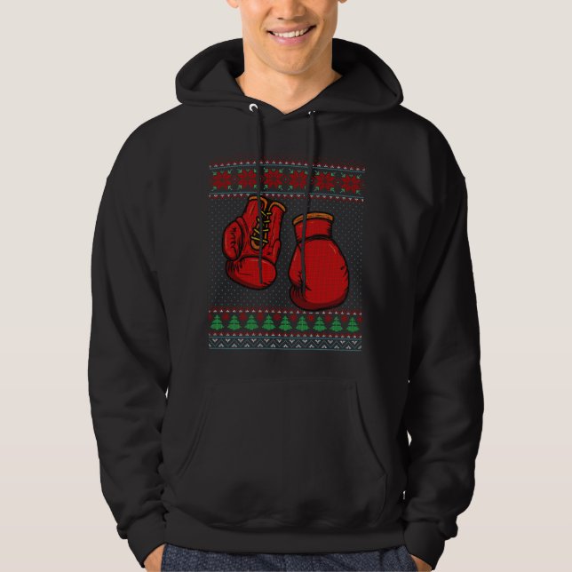 Boxing Gloves Ugly Sweater Christmas (Front)