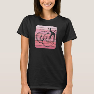 Boxing Gloves Vintage Retro Sunset, Gym Fitness Bo T-Shirt