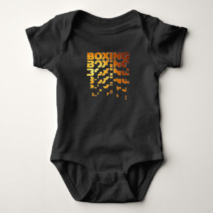 Boxing Graphic Art - Boxer Baby Bodysuit